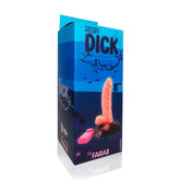 Close-up of Black Strap-On Dildo with Vibrating Function